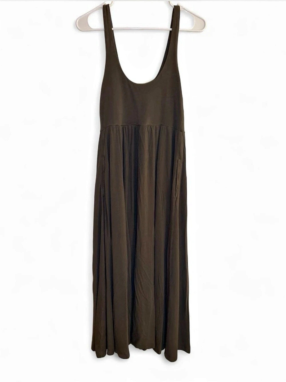 new day Maxi Tank Dress in Brown Like New